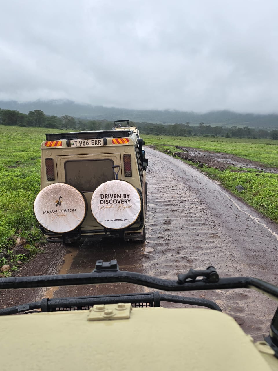 Cruiser lineup during the Makuyuni Wildlife Park day trip