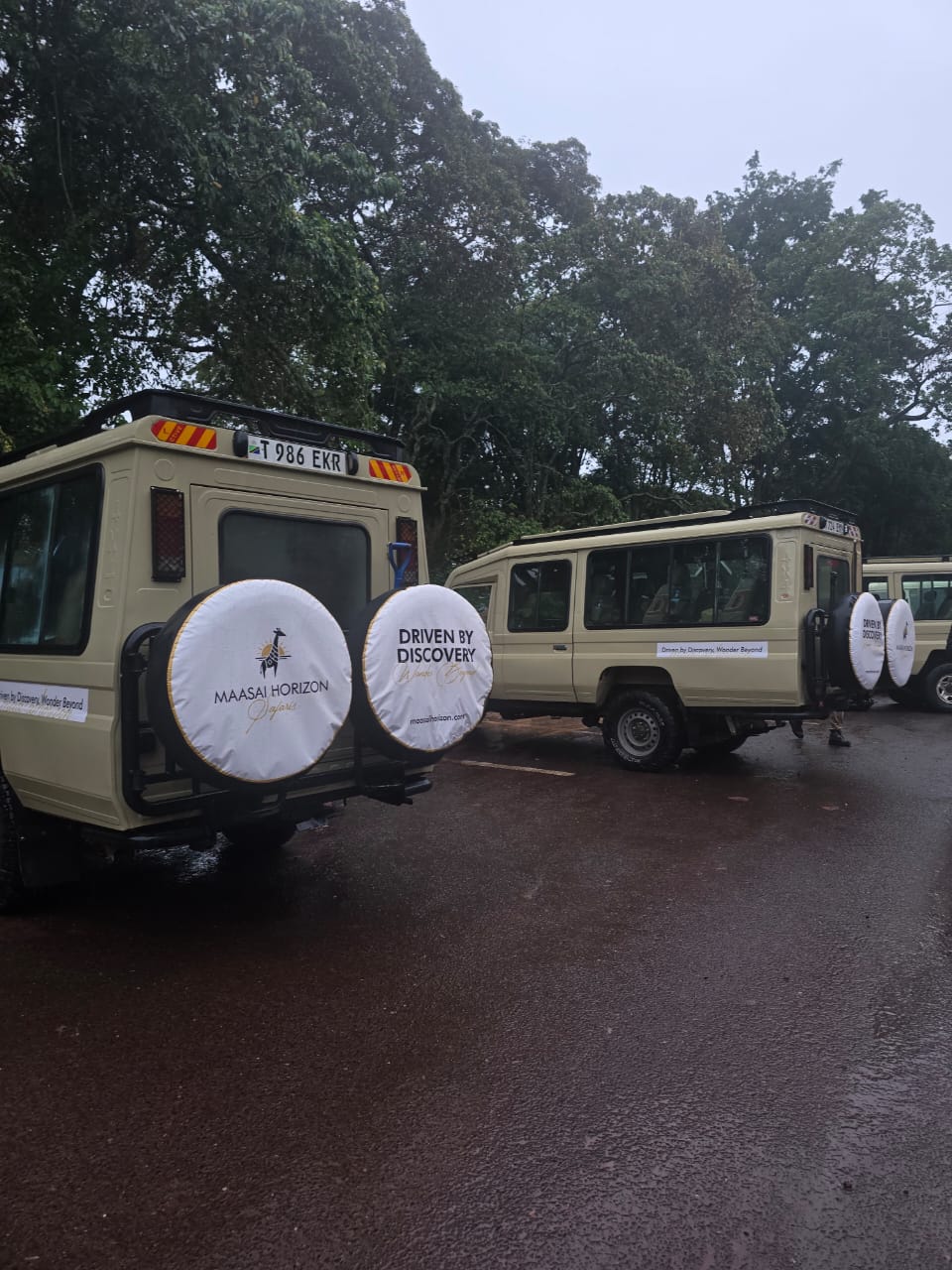 Cruiser ready for departure at Makuyuni Wildlife Park